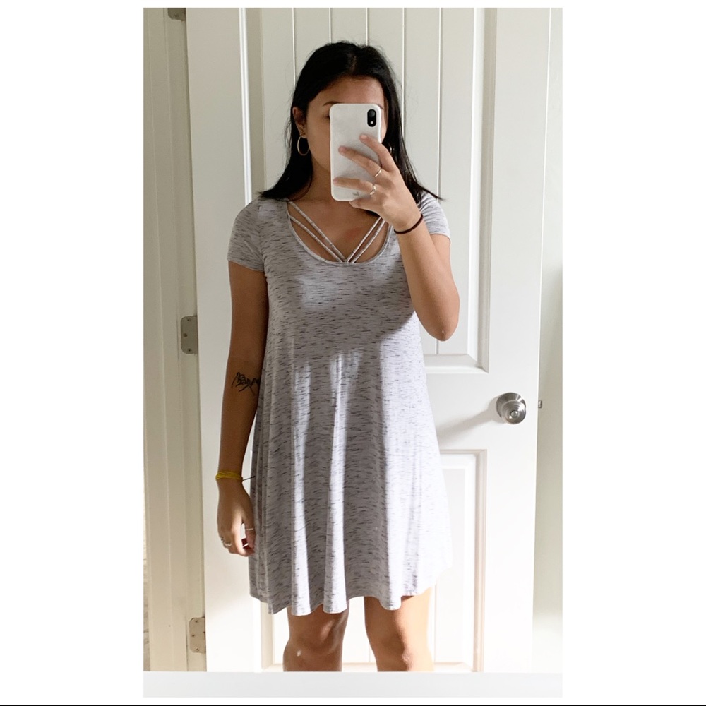 Hollister strappy tshirt dress
